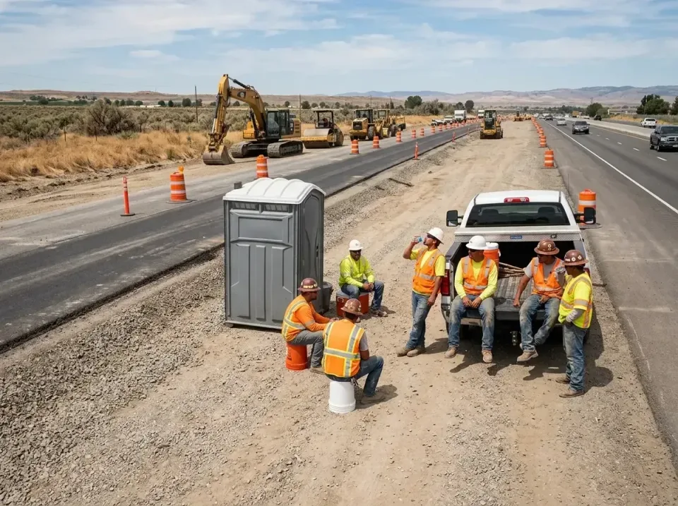 highway-road-construction-crew-007 — frequently asked questions, Porta Potty and Restroom Rentals in Washington, IA